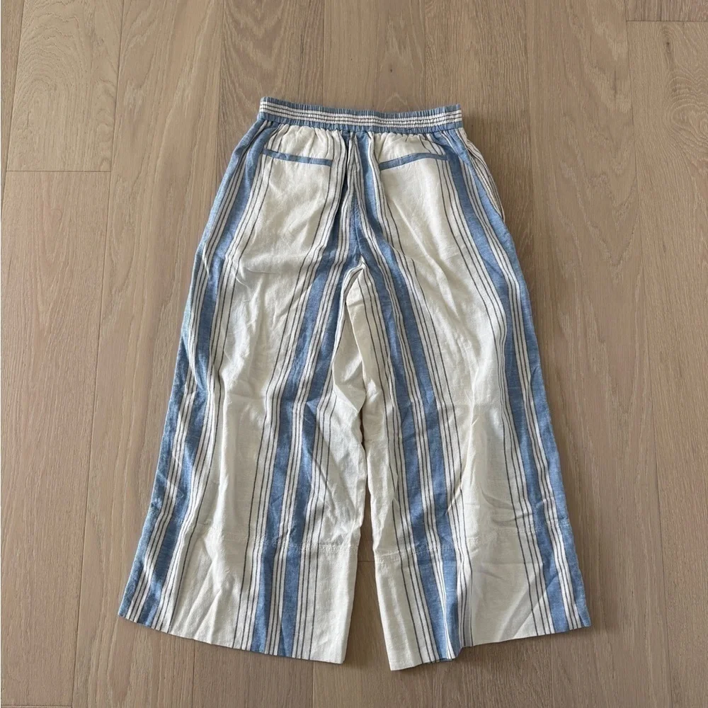 BR Linen Blend Wide Leg Pants - Picture 2 of 5